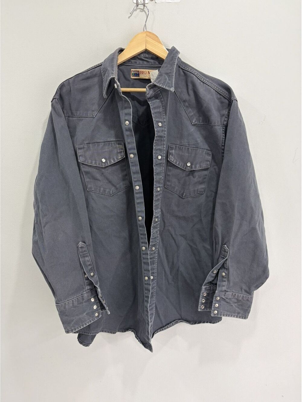 Vintage 90s Big Mac Pearl Snap Button Up Shirt